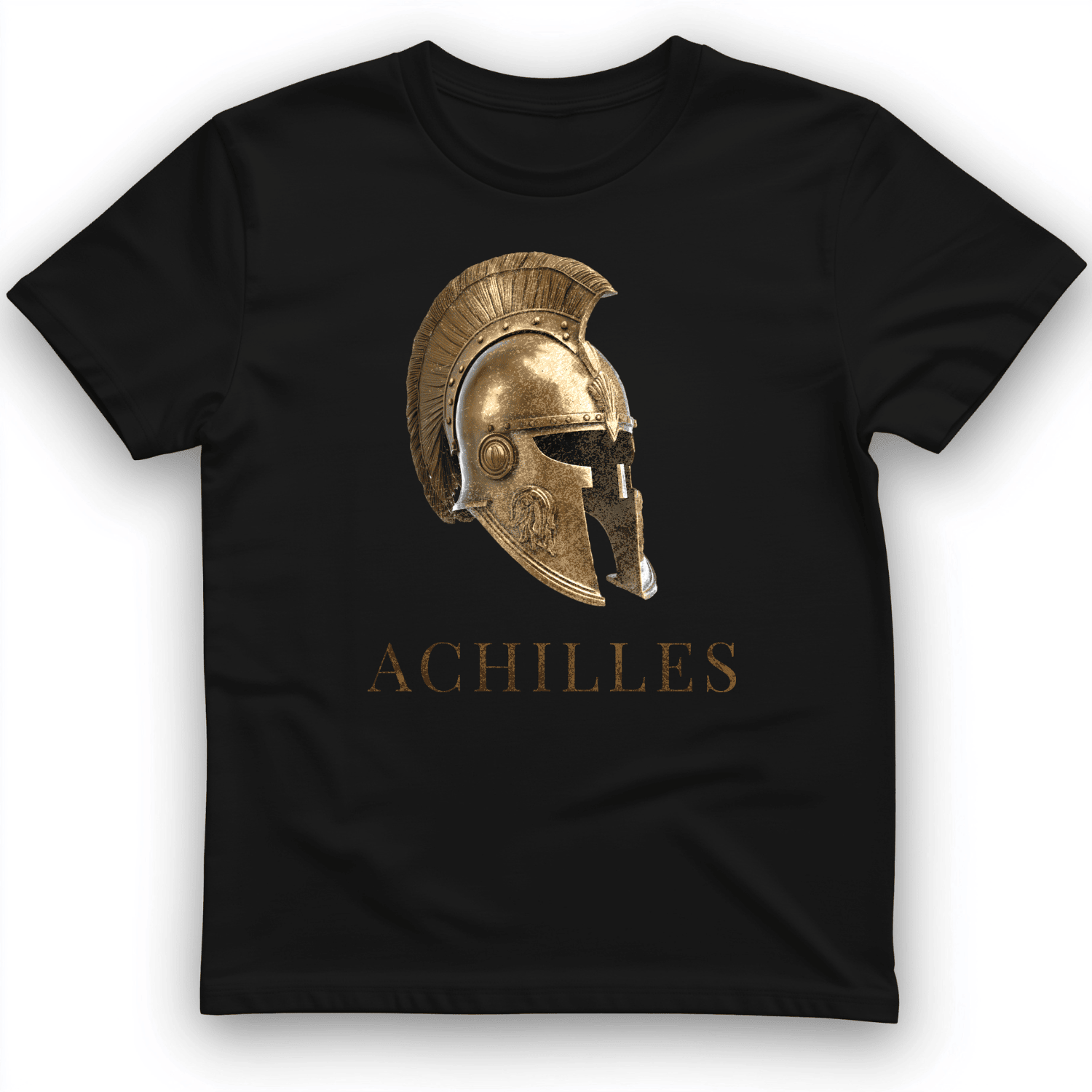 Achilles Greek Corinthian Style Helmet T-Shirt History Shirt Gift Ideas For Him