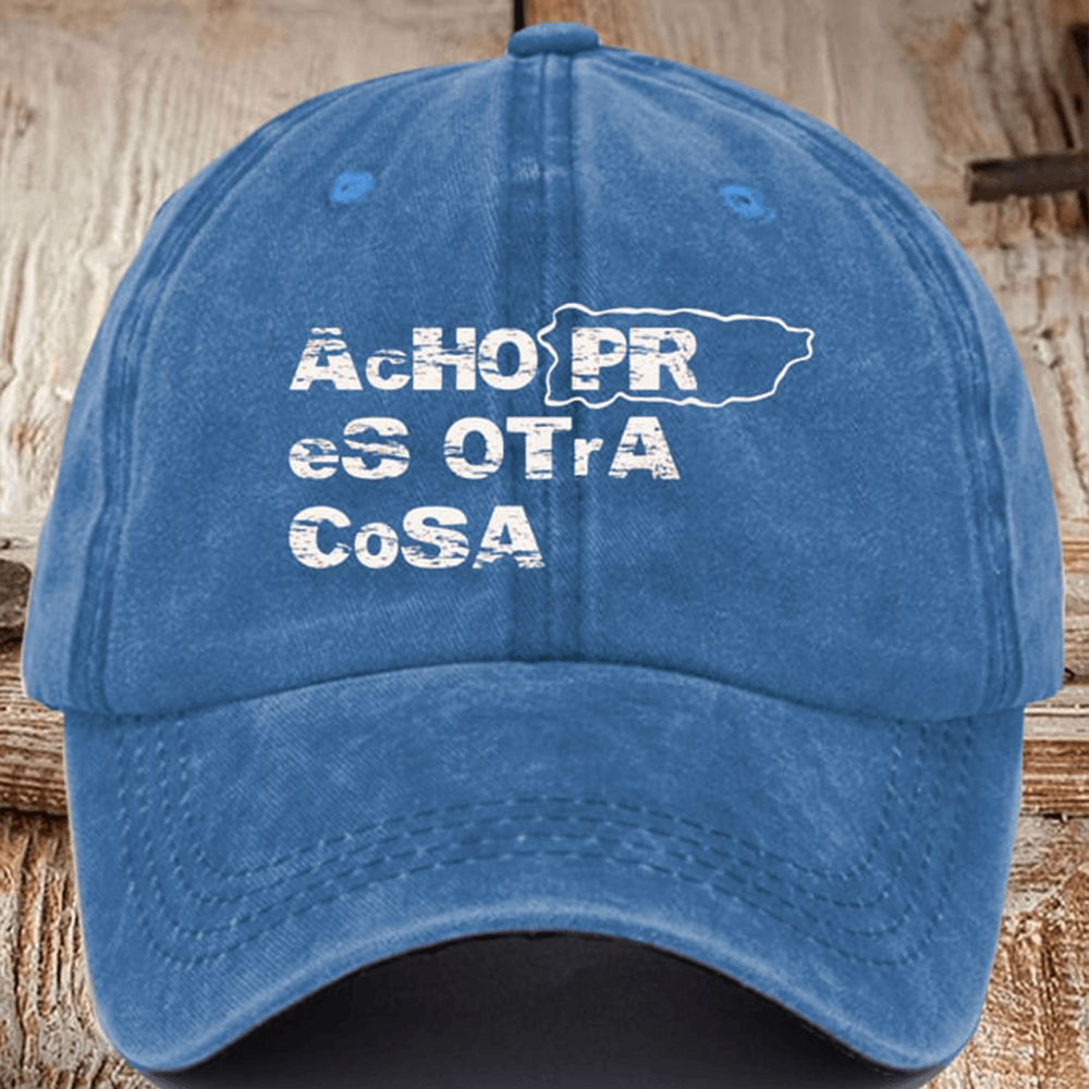 Acho PR Es Otra Cosa Hat Bad Bunny Halftime Show Baseball Cap Gift Ideas For Boyfriend