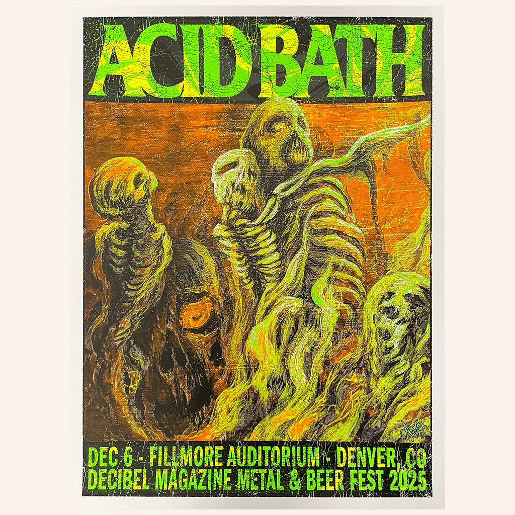 Acid Bath Merch Allen Jaeger Poster Wall Art Decor Gifts For Band Lovers