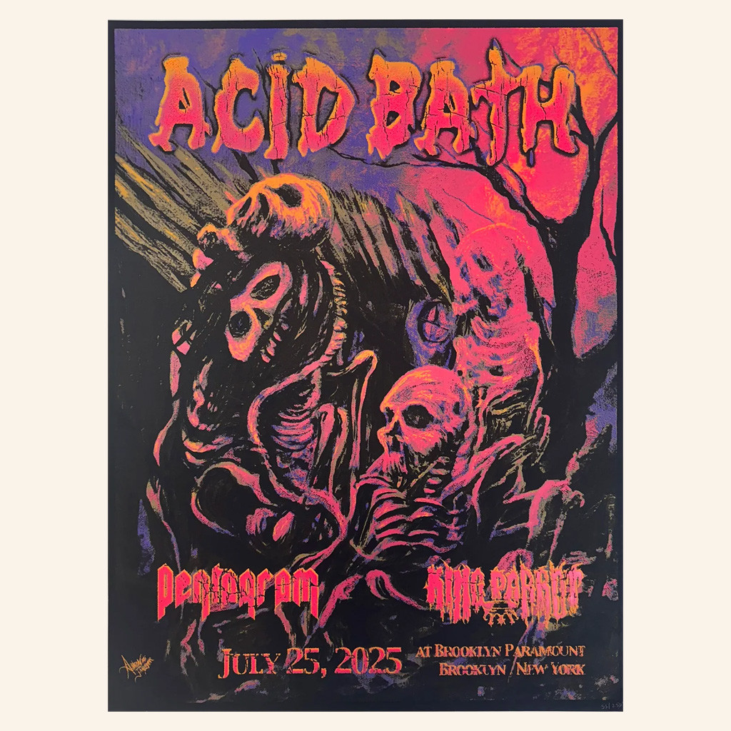 Acid Bath Merch Allen Jaeger Poster Wall Decor For Living Room Gifts For Band Music Fans