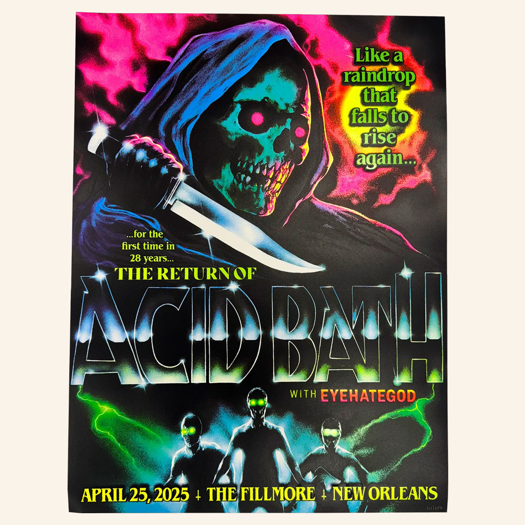 Acid Bath Merch Return Of Acid Bath Poster Home Decor Best Gifts For Music Lovers