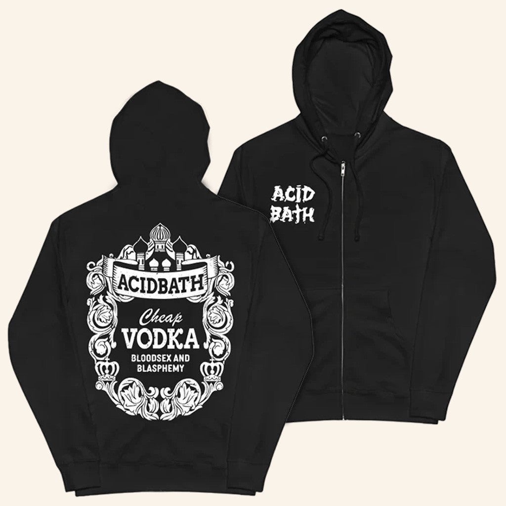 Acid Bath Official Merch Cheap Vodka Zip Up Hoodie Presents For Dad Acid Bath Official Merch Cheap Vodka Zip Up Hoodie Presents For Dad