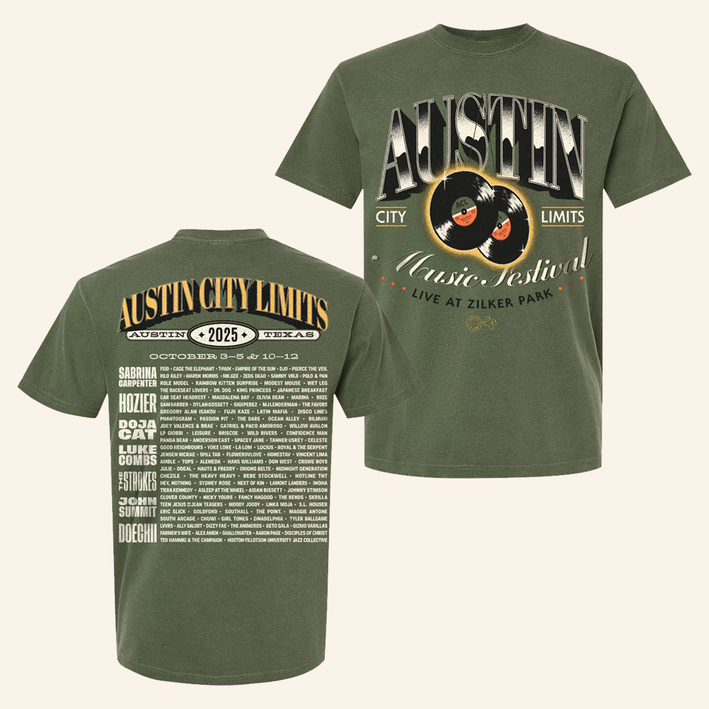 ACL Artist Merch Records T-Shirt Birthday Gift For Dad ACL Artist Merch Records T-Shirt Birthday Gift For Dad