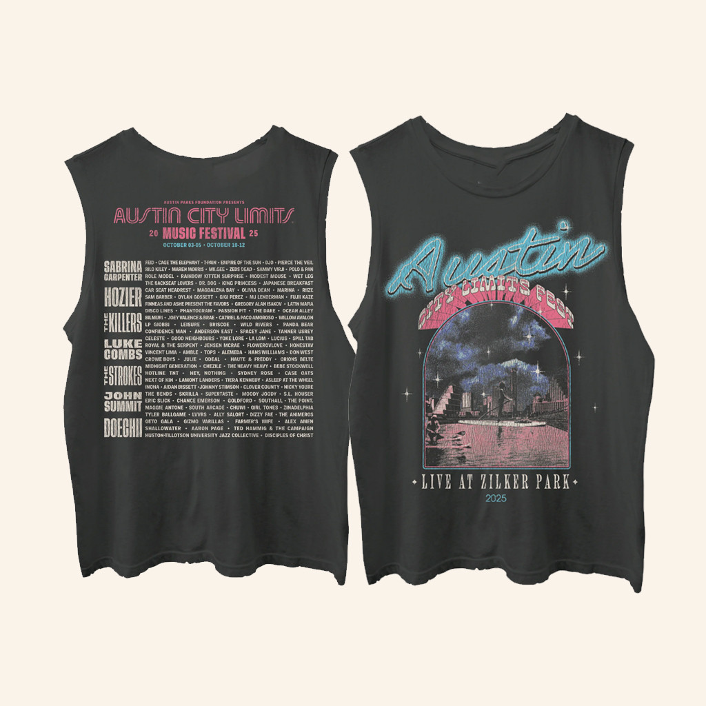 ACL Festival Merch Paddling Tank Live At Zilker Park 2025 Apparel Gifts For Fans ACL Festival Merch Paddling Tank Live At Zilker Park 2025 Apparel Gifts For Fans