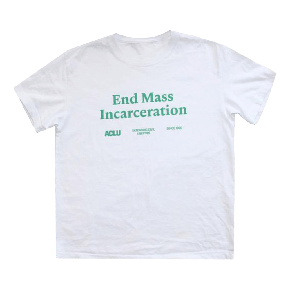 ACLU Merch End Mass Incarceration T-Shirt Father's Day Present Ideas