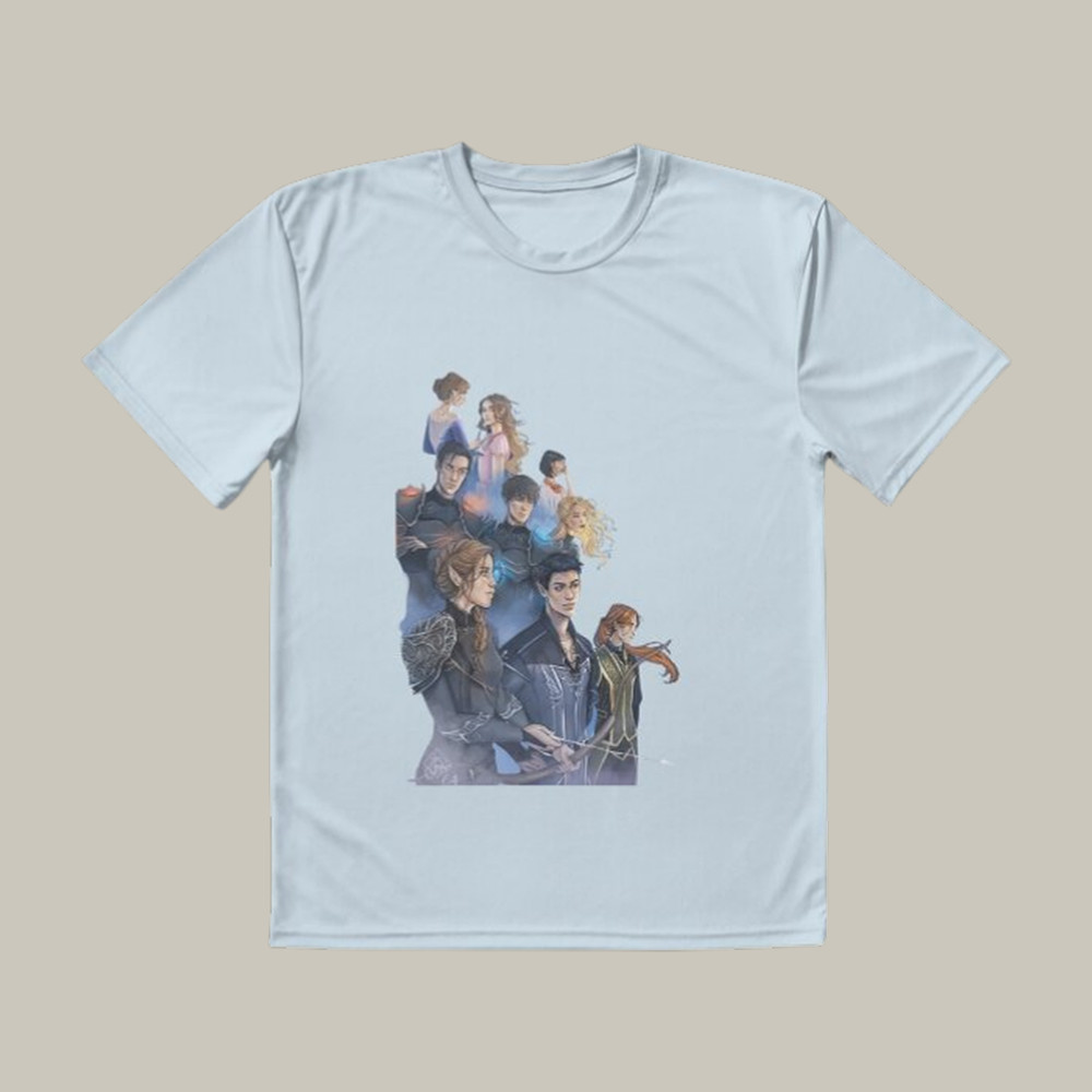 ACOTAR Characters T-Shirt Throne Of Glass Merch Bookish Gift For Friends