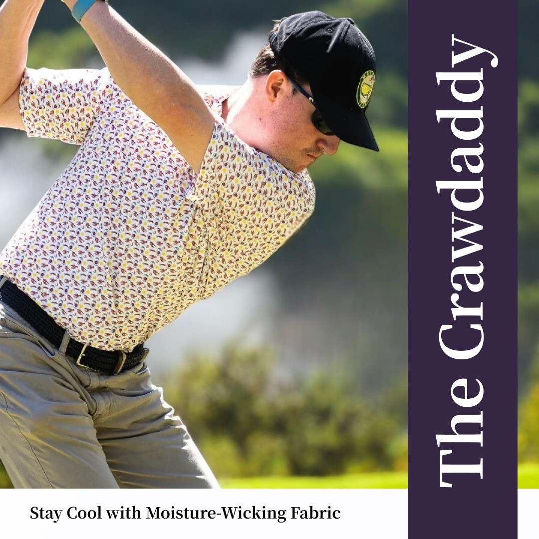 Acres Down South The Crawdaddy Polo Shirt Gifts For Golf Lovers