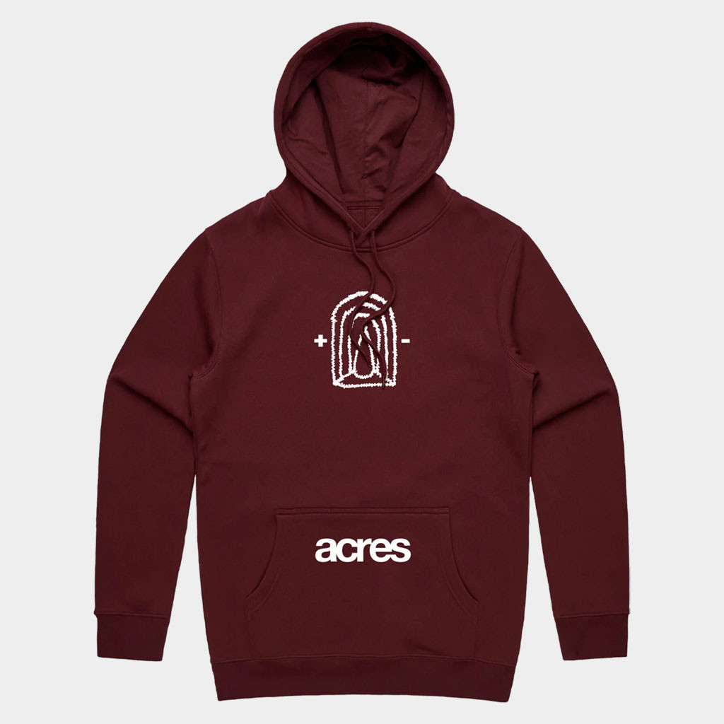 ACRES Merch 2026 Acres Maroon Hoodie Birthday Gifts For Brother