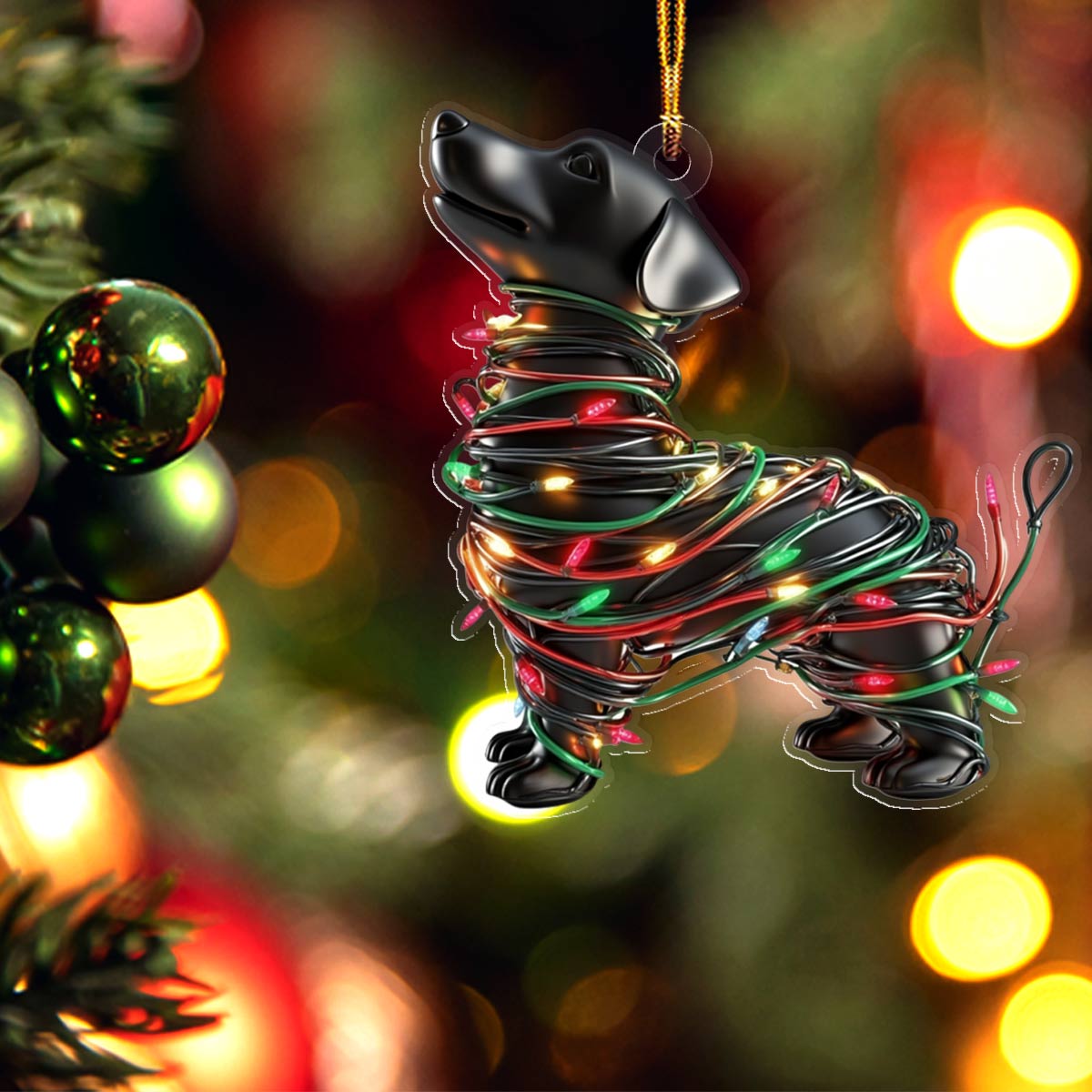 Acrylic Ornament Amazing Dachshund Holiday Merch Decor Idea