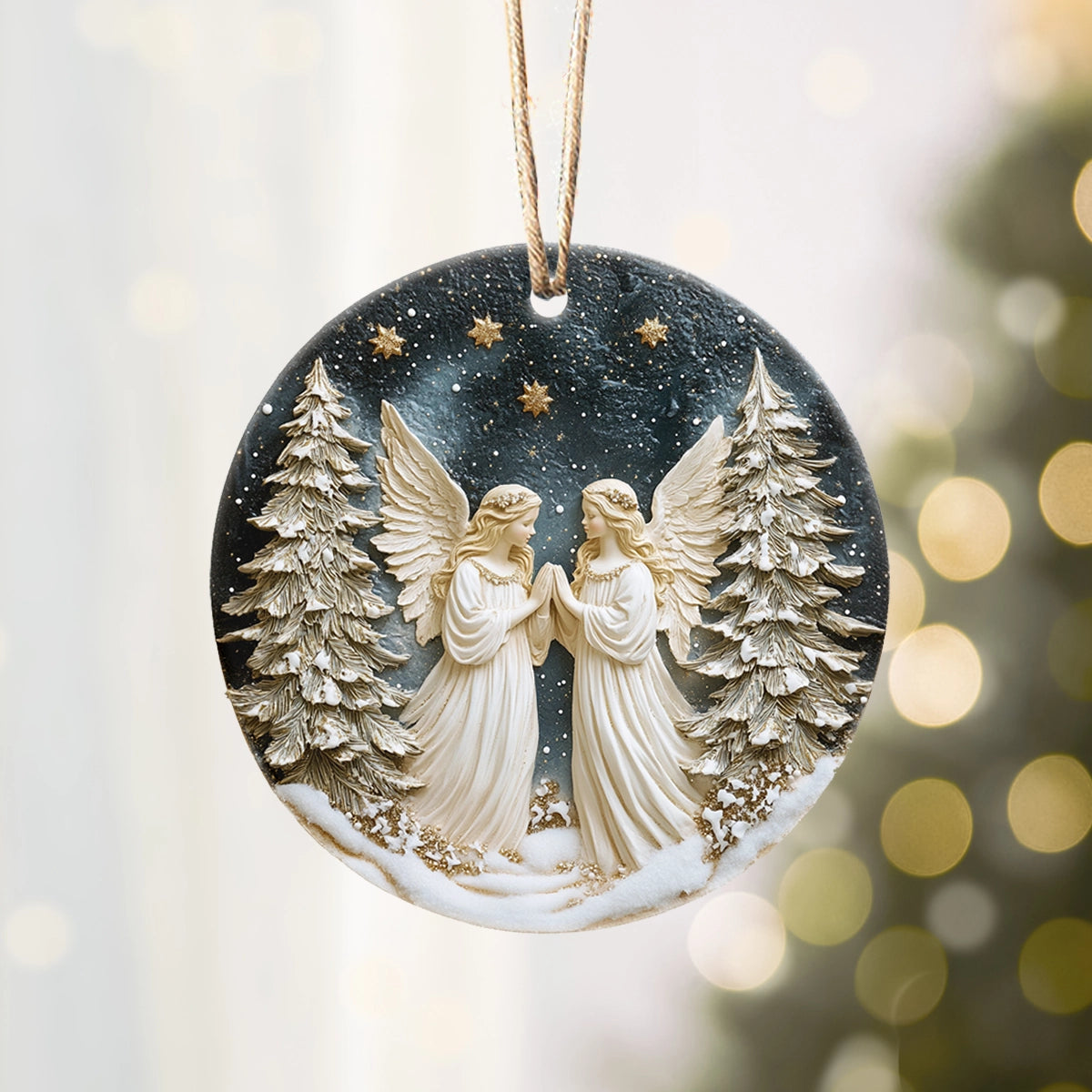 Acrylic Ornament Angels Of Gods Grace Lovely Holiday Ornament Gift