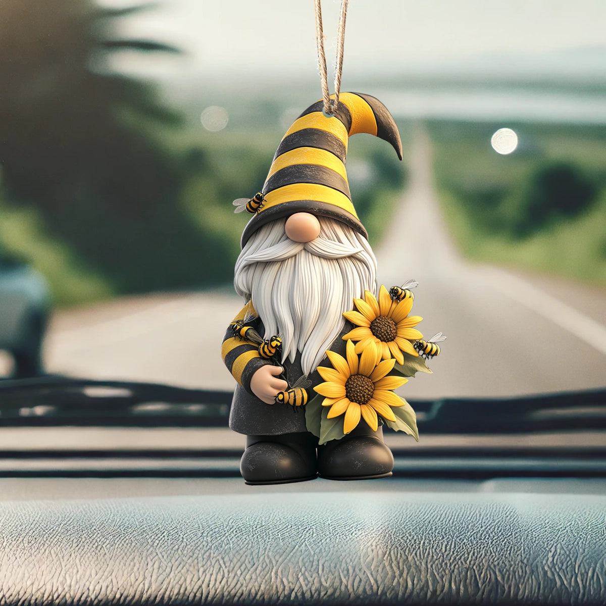 Acrylic Ornament Bee Gnome Delight Charming Ornament For Couples