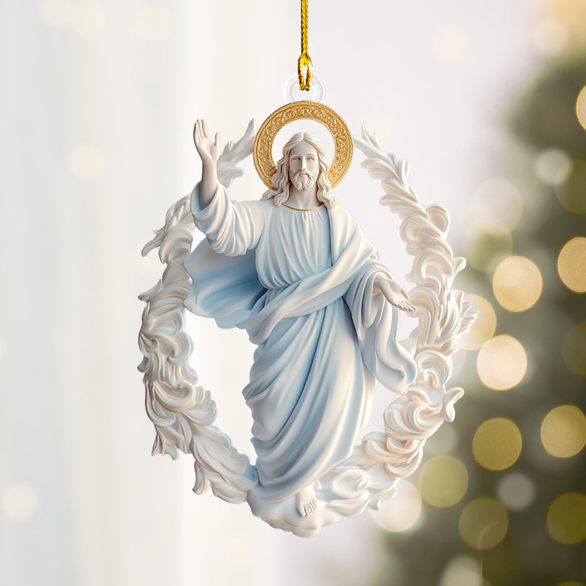 Acrylic Ornament Blessing Of The Savior Beautiful Christmas Ornament