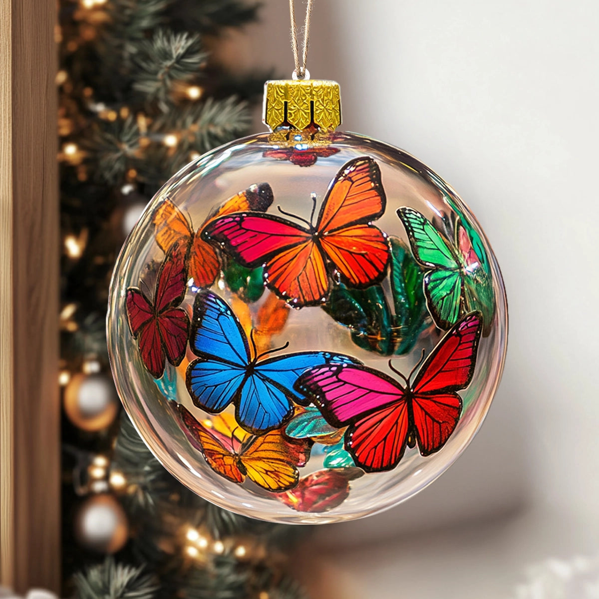 Acrylic Ornament Butterfly Dreams Stylish Merch Ornament Design
