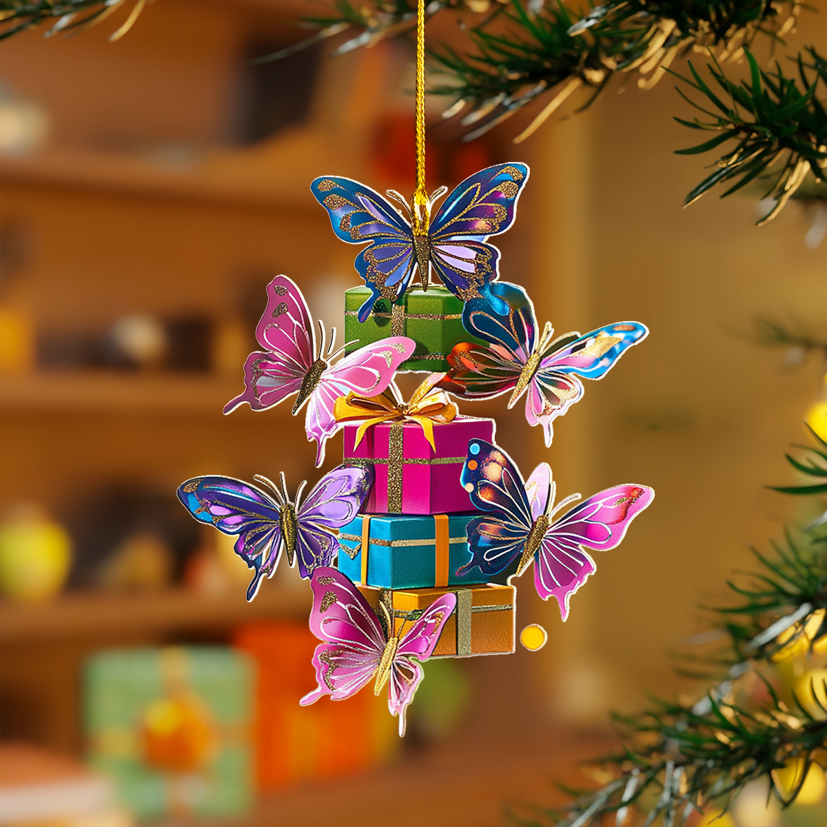 Acrylic Ornament Butterfly Gift Dance Memorable Merch Keepsake