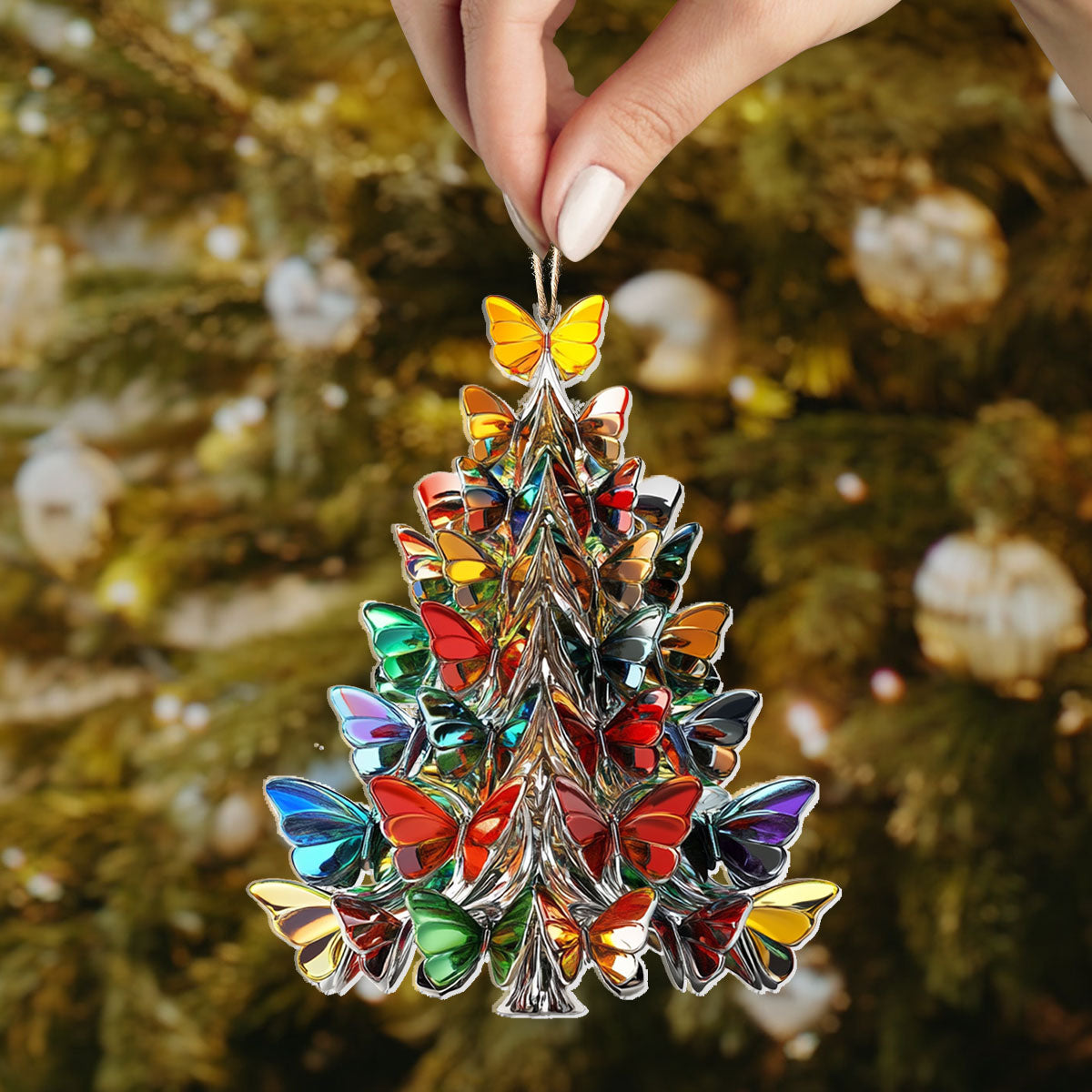 Acrylic Ornament Butterfly Tree Thoughtful Ornament For Dad