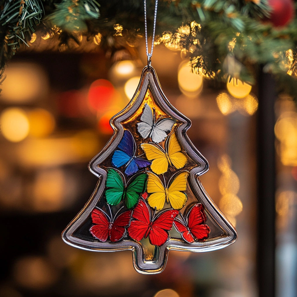 Acrylic Ornament Butterfly Wishes Tree Memorable Family Ornament