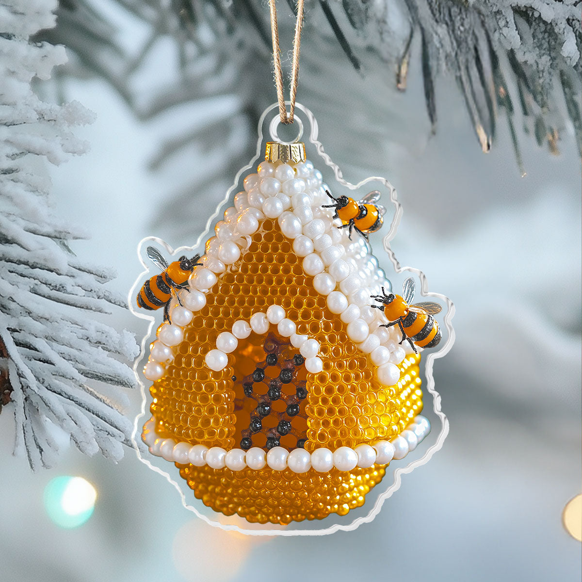 Acrylic Ornament Buzzing Bliss Thoughtful Ornament For Dad