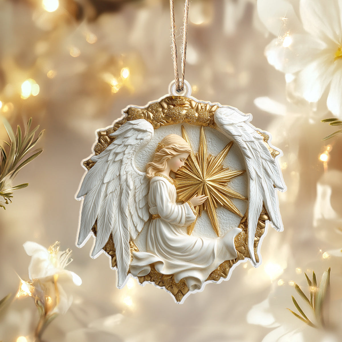 Acrylic Ornament Celestial Angel Lovely Ornament Gift For Him