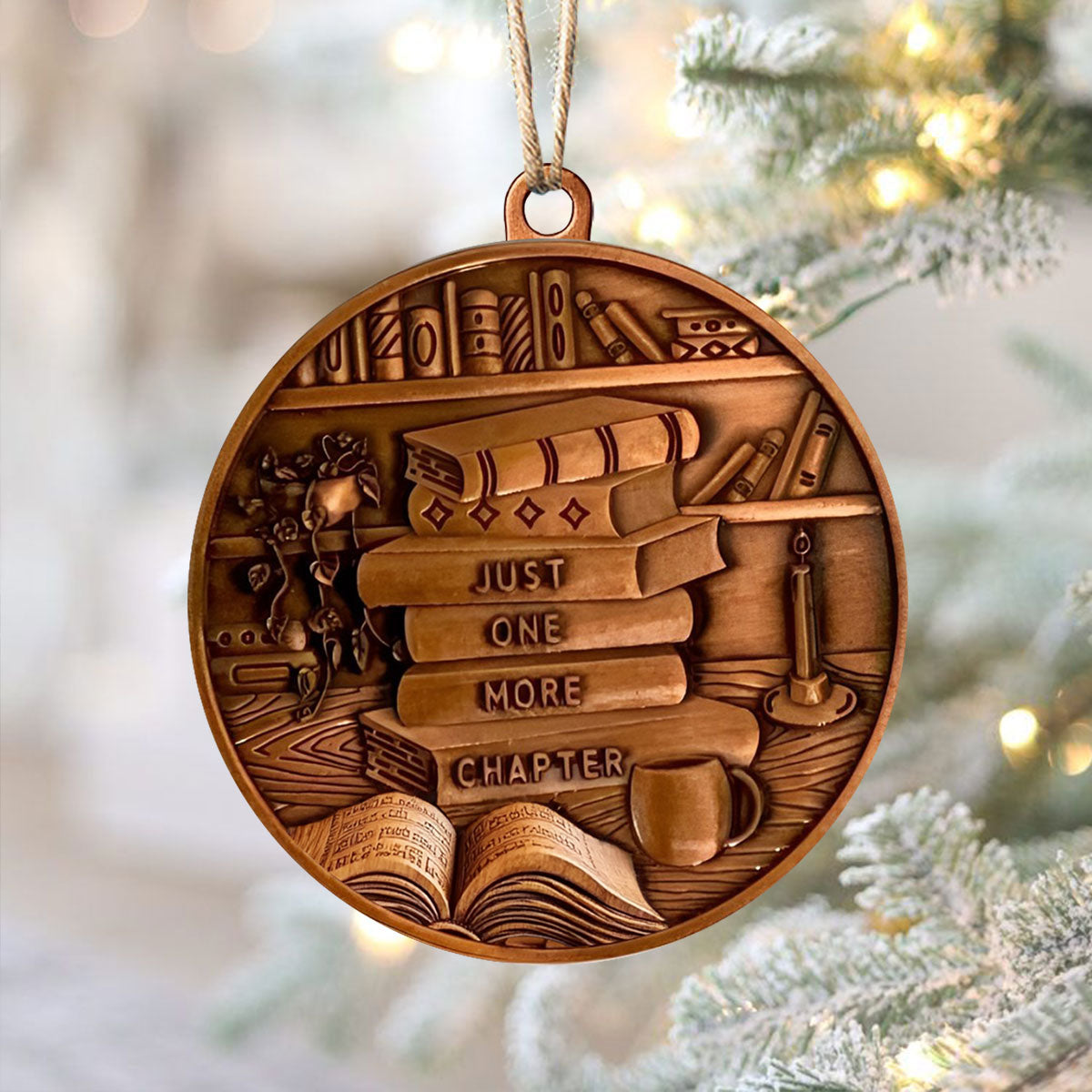 Acrylic Ornament Chapter By Chapter Stylish Holiday Ornament Design