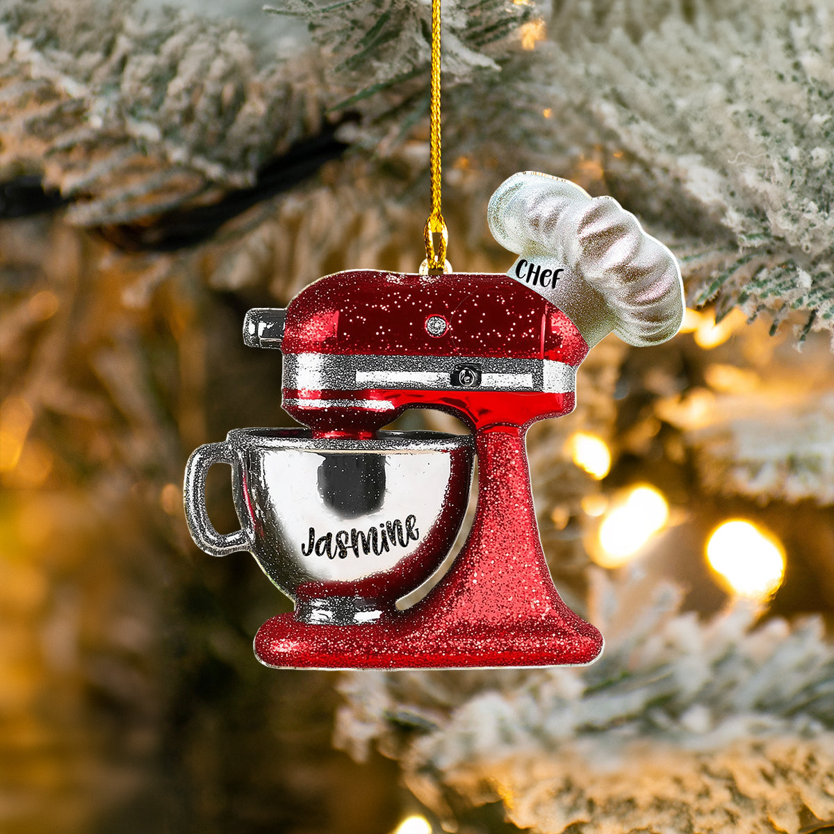 Acrylic Ornament Chefs Holiday Mixer Heartfelt Ornament For Mom