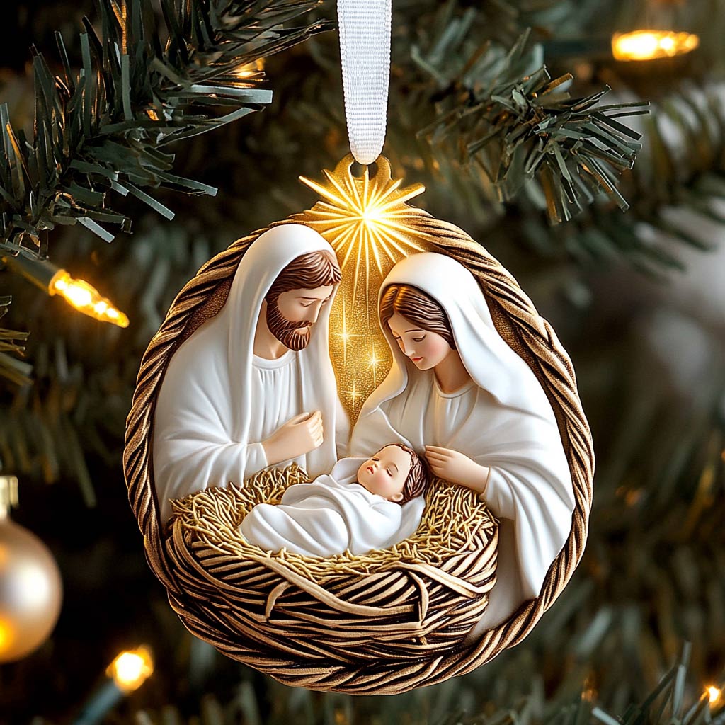 Acrylic Ornament Christmas Blessing Adorable Ornament For Friends