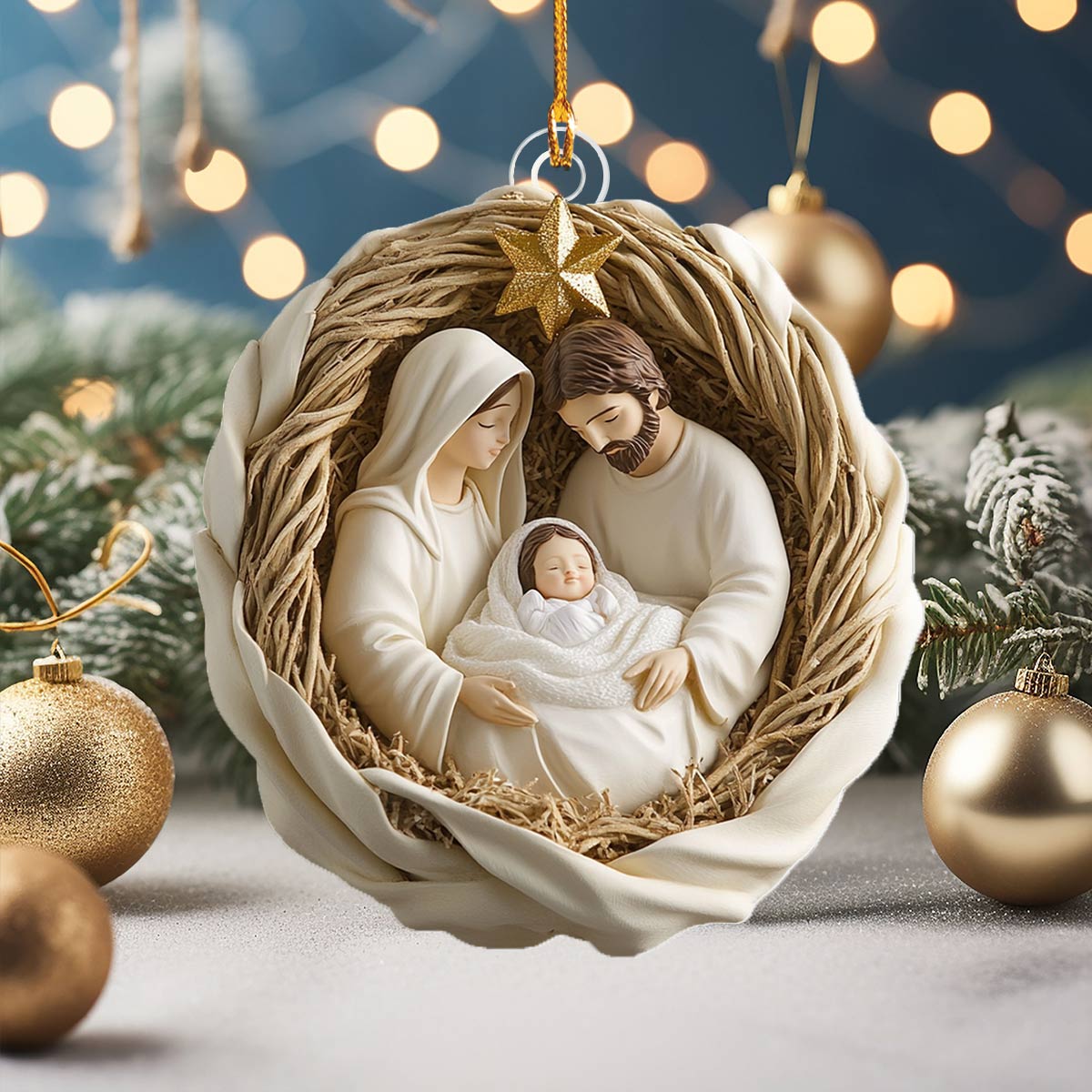 Acrylic Ornament Christmas Love Perfect Merch Gift Idea