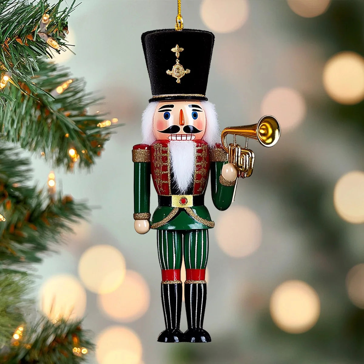 Acrylic Ornament Christmas Nutcracker Royal Charm Perfect Merch Gift Idea