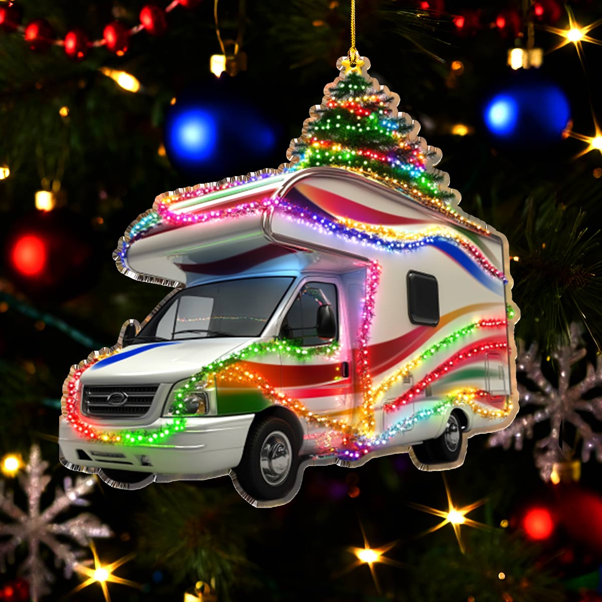Acrylic Ornament Classic Rv Christmas Lovely Ornament Gift For Him