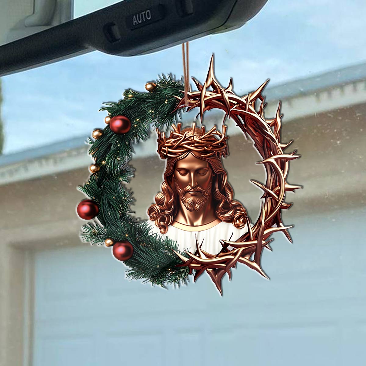 Acrylic Ornament Crown Of Thorns.1 Cute Custom Christmas Ornament