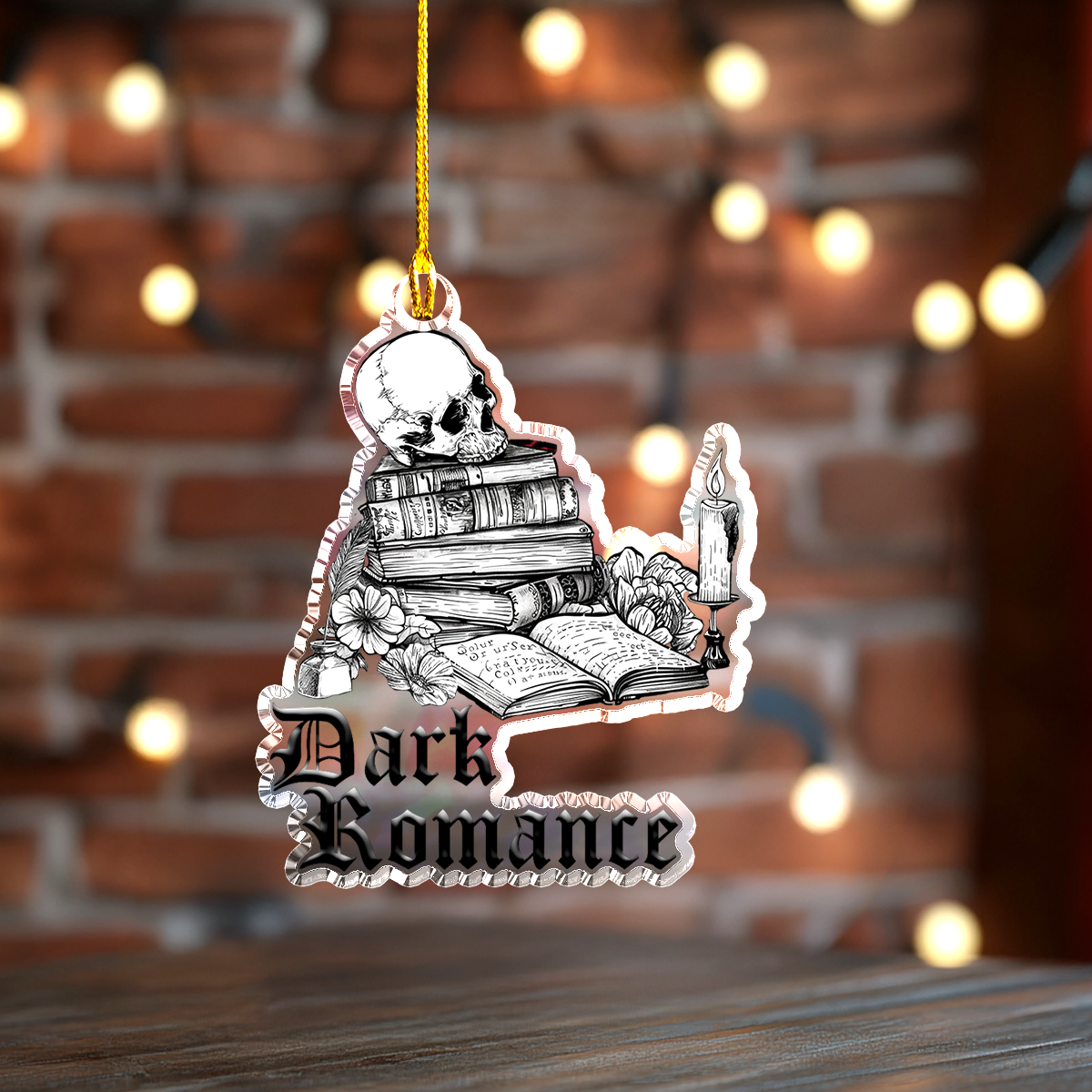 Acrylic Ornament Dark Romance Enchantment.1 Trendy Everyday Merch Gift Perfect Holiday Tree Decoration