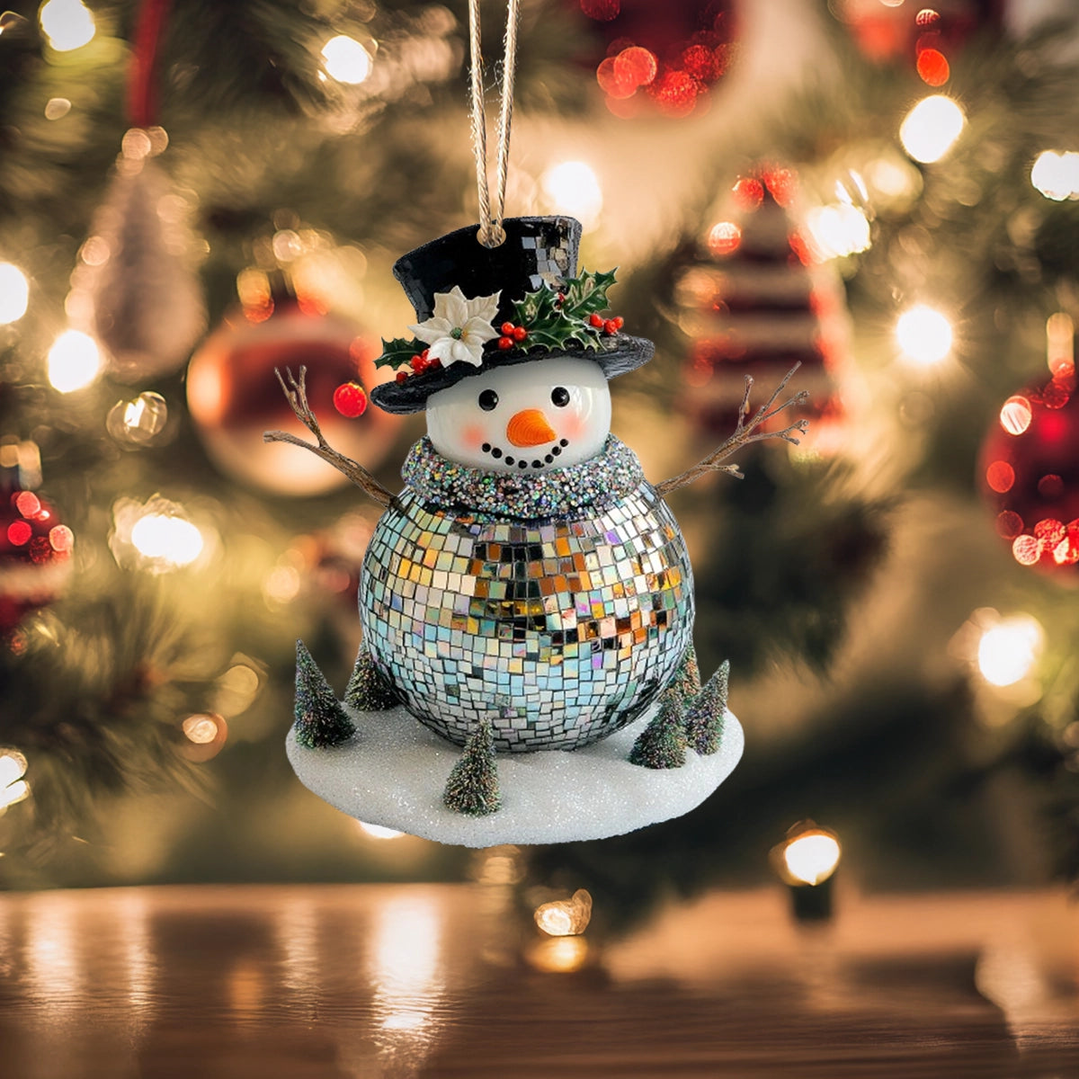 Acrylic Ornament Disco Frosty Perfect Ornament Gift For Her