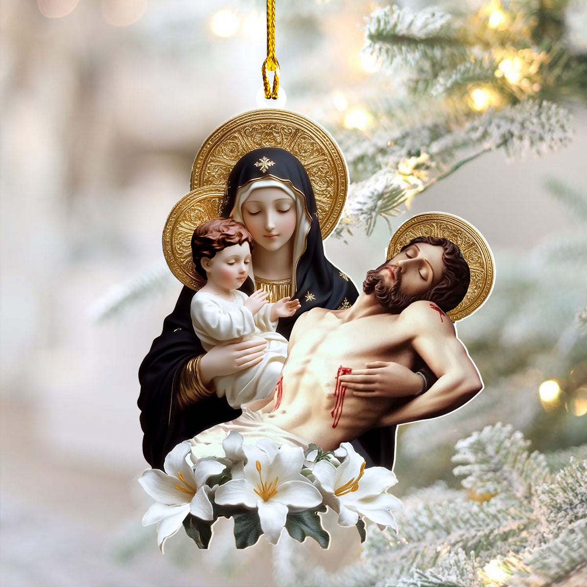 Acrylic Ornament Divine Embrace Perfect Ornament Gift For Her