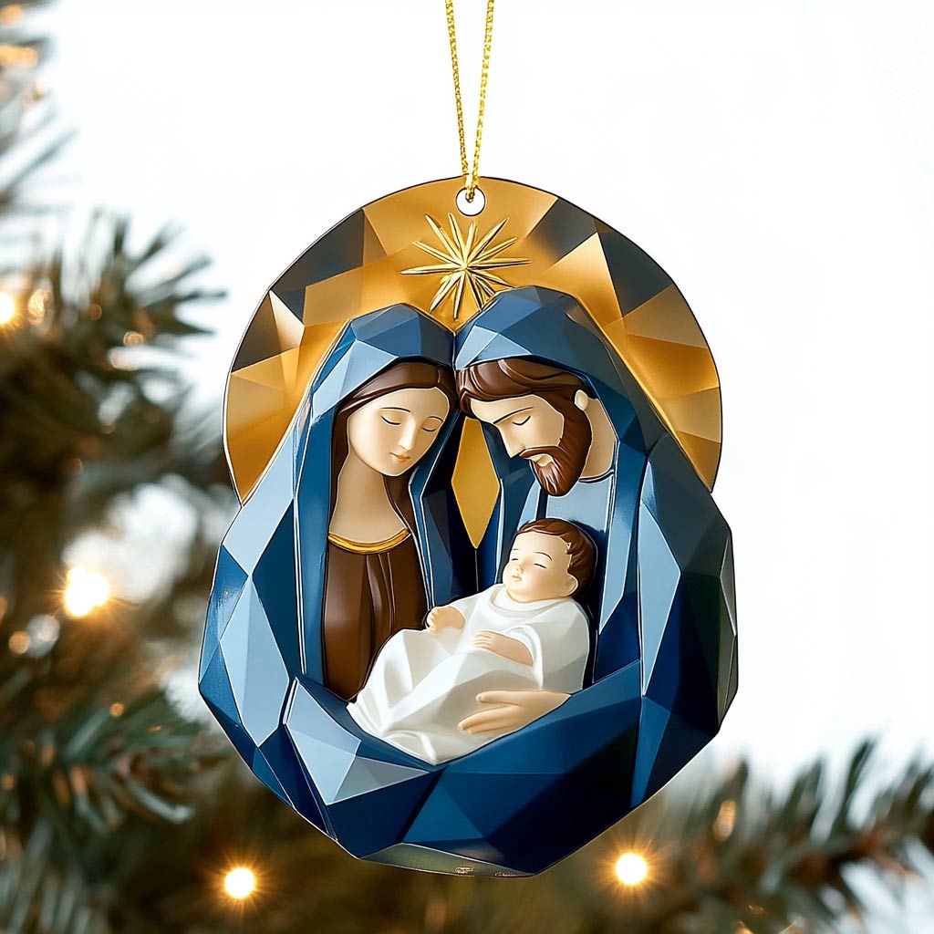 Acrylic Ornament Divine Love Charming Ornament For Couples