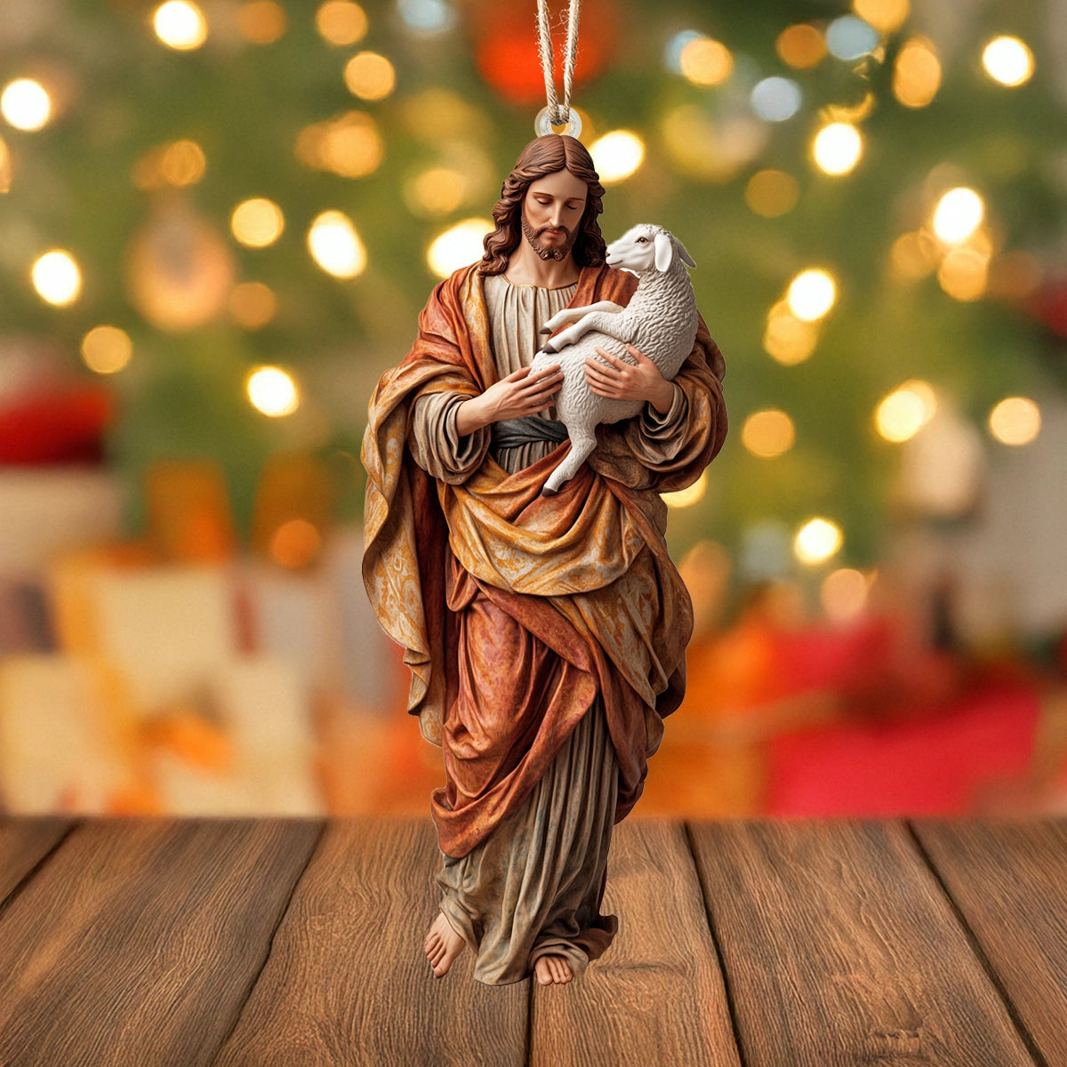 Acrylic Ornament Divine Shepherds Care Special Holiday Tree Decor