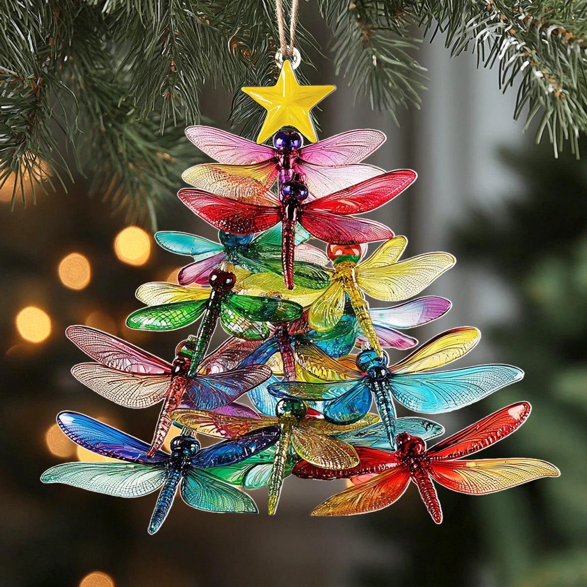 Acrylic Ornament Dragonfly Dream Tree Must-Have Holiday Tree Ornament