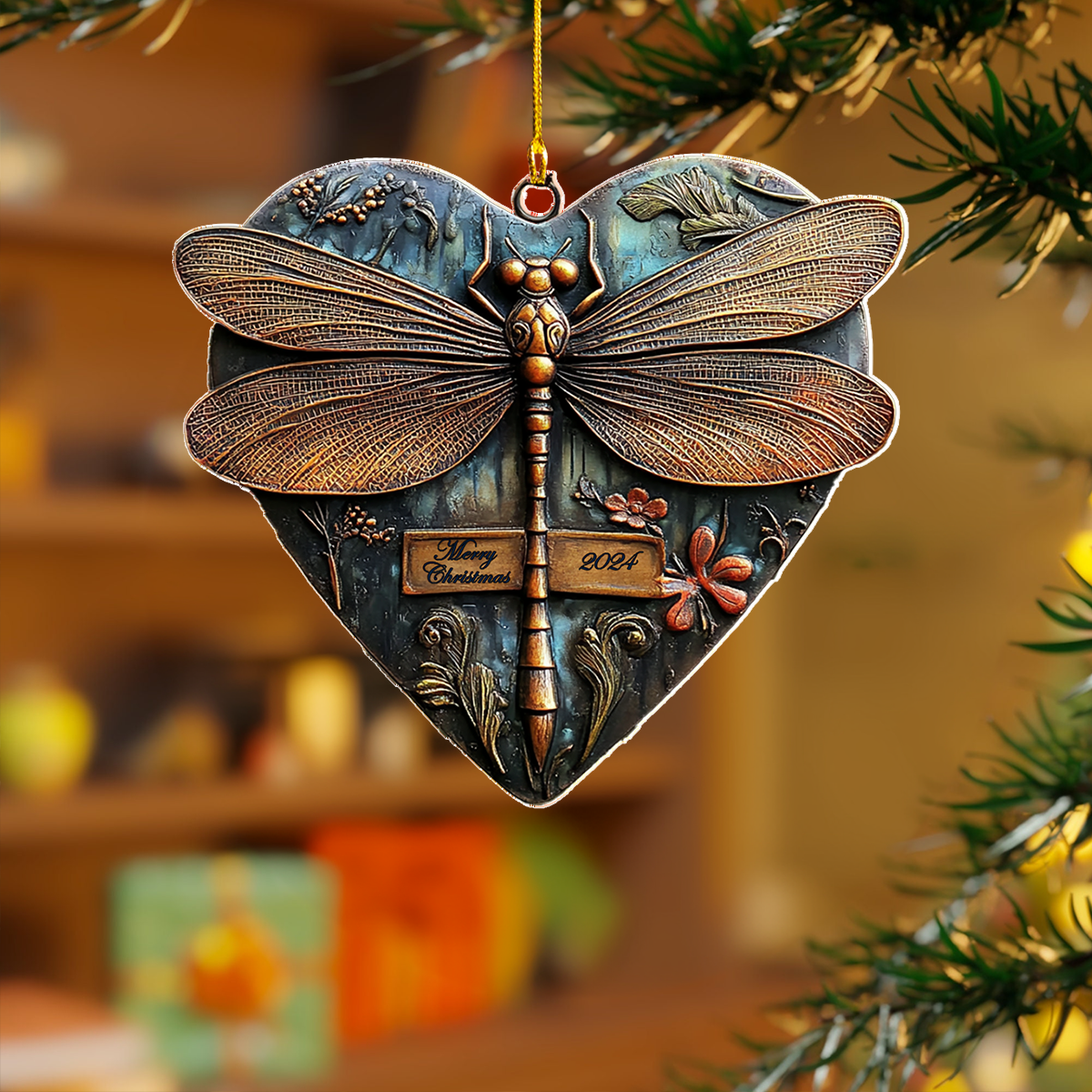 Acrylic Ornament Dragonfly Radiance Memorable Family Ornament