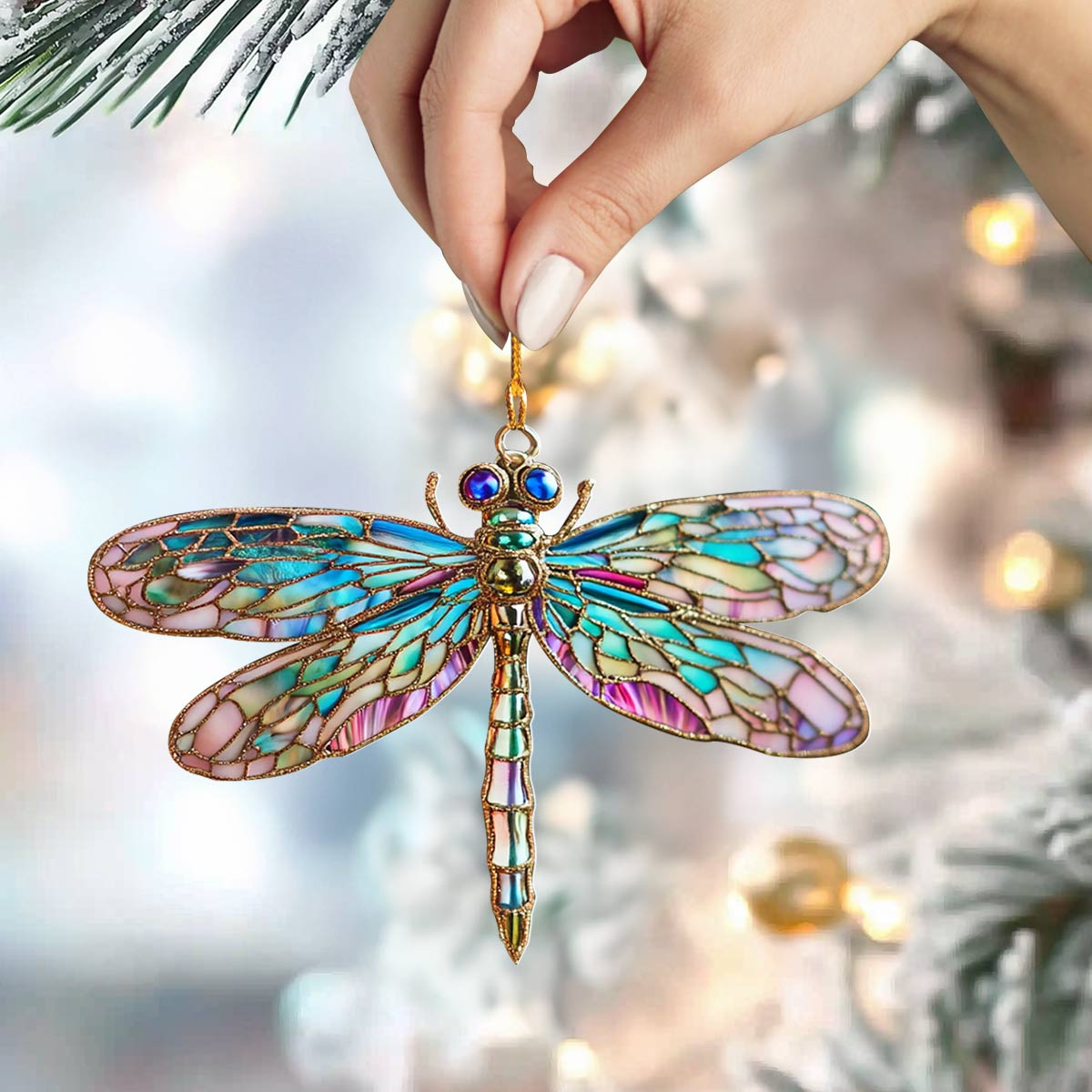 Acrylic Ornament Enchanted Dragonfly Perfect Merch Gift Idea