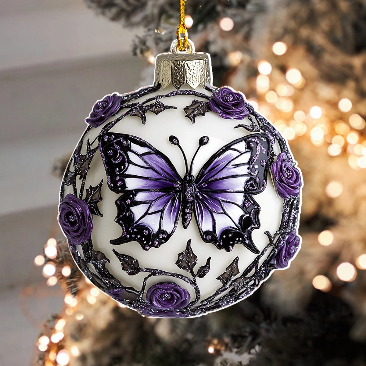 Acrylic Ornament Eternal Elegance Butterfly Lovely Ornament Gift For Him