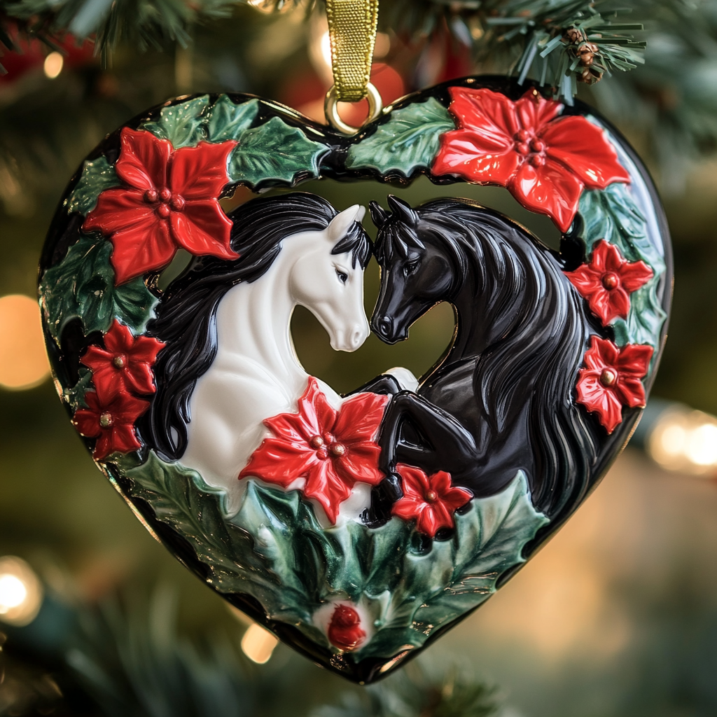Acrylic Ornament Eternal Stallions Charming Personalized Ornament