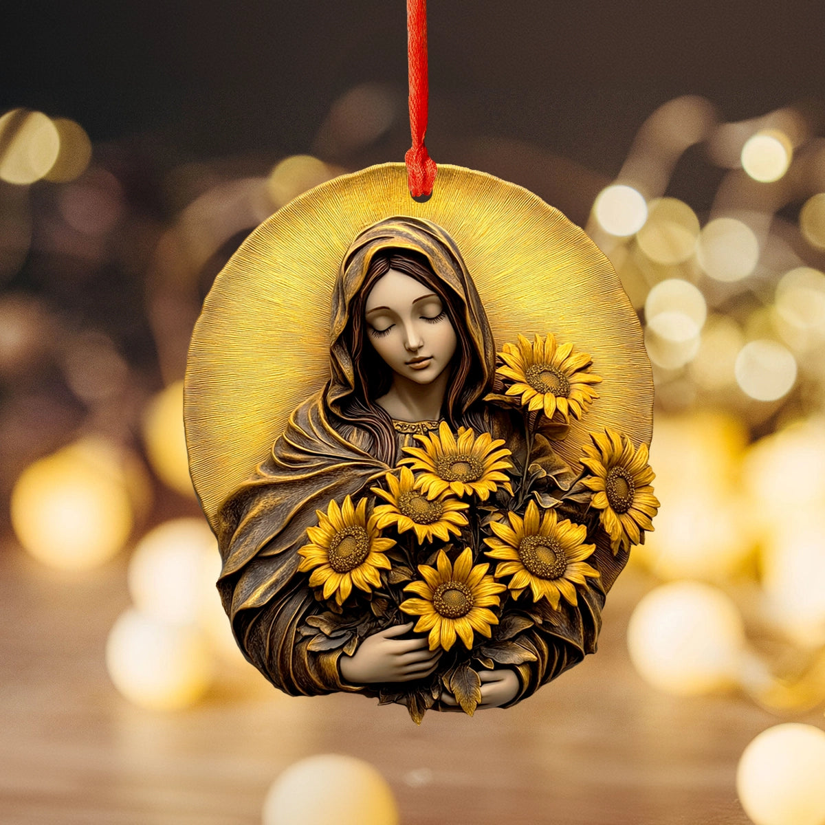 Acrylic Ornament Ethereal Motherly Grace Heartfelt Ornament For Mom