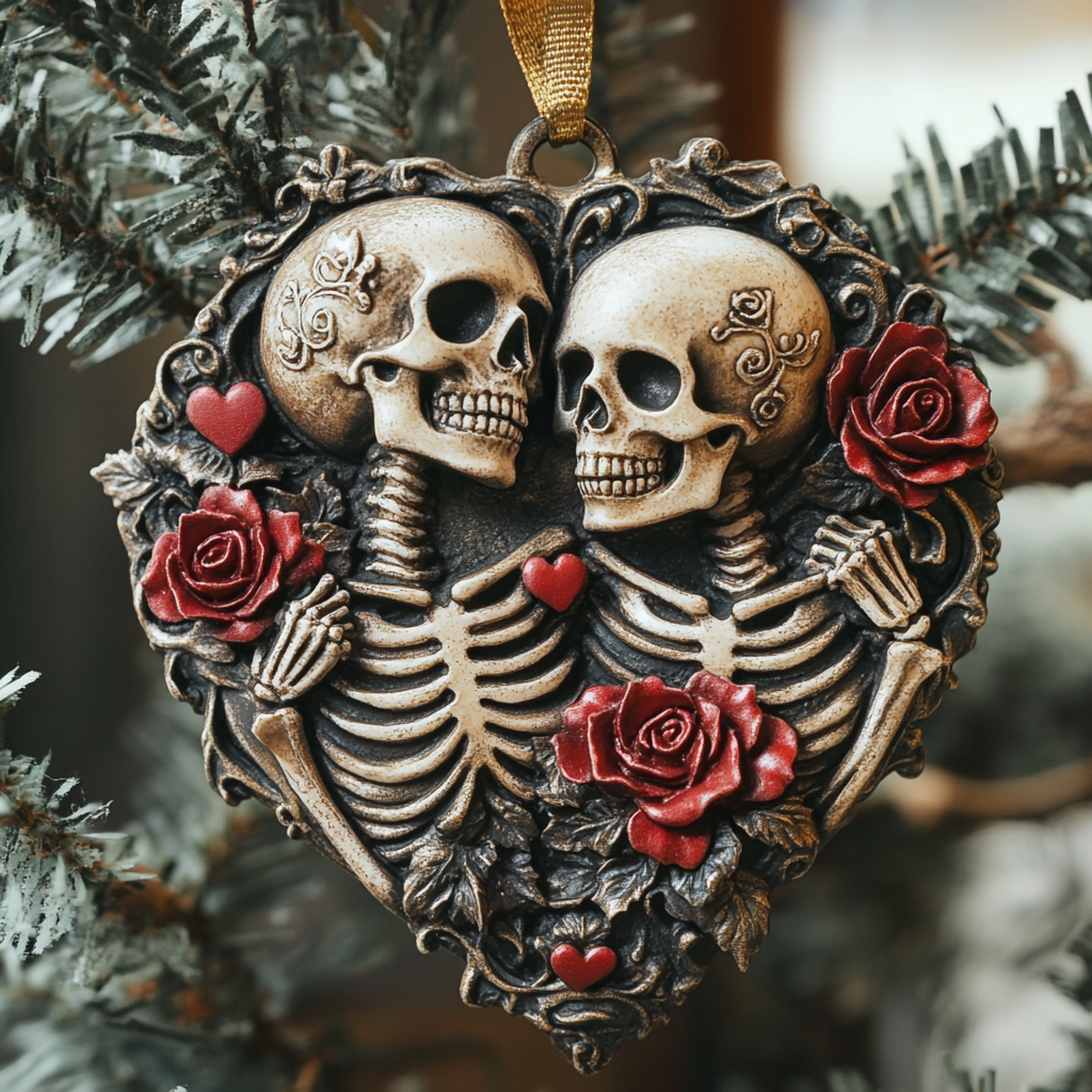 Acrylic Ornament Forever Together Charming Holiday Home Decoration