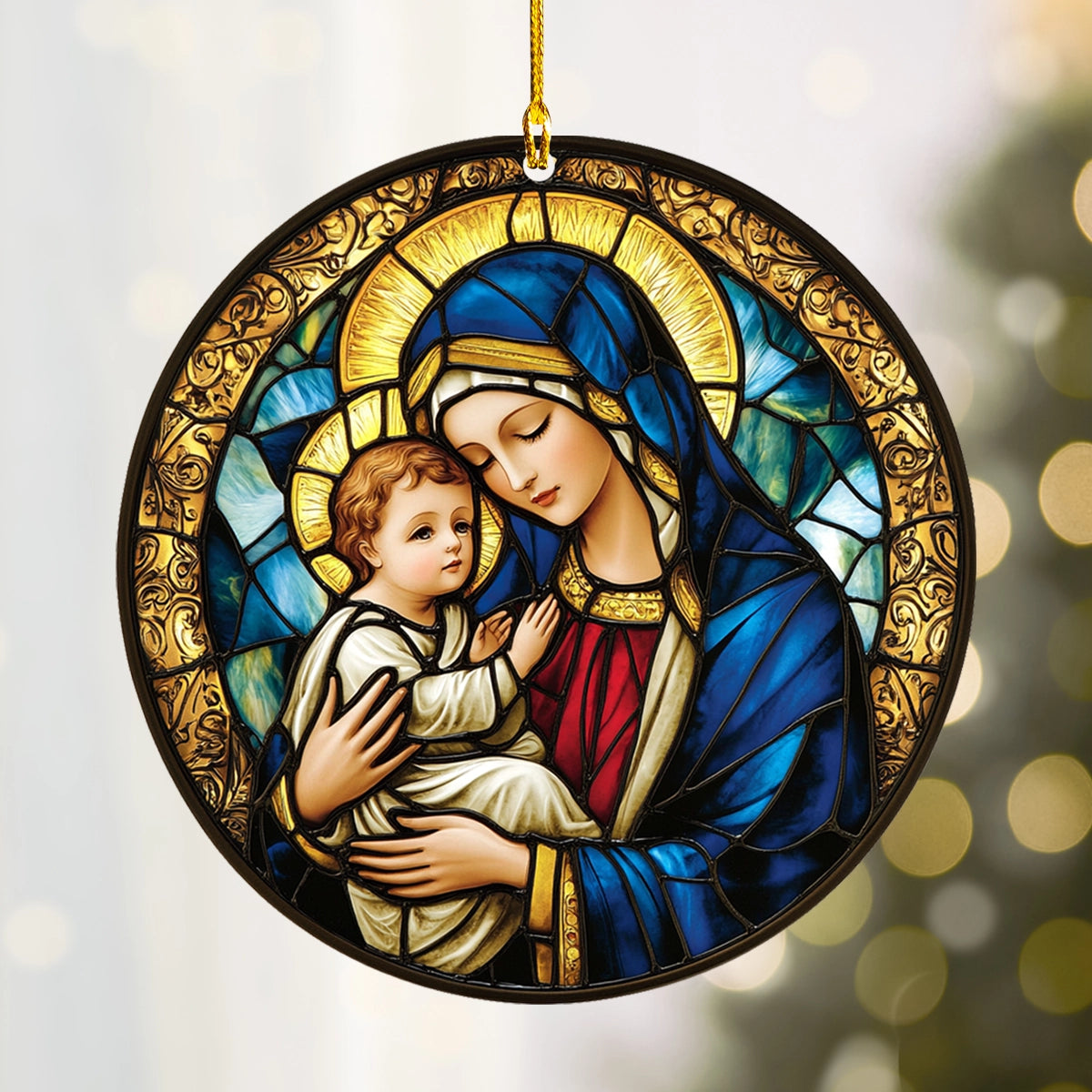 Acrylic Ornament God Divine Blessings Charming Holiday Home Decoration