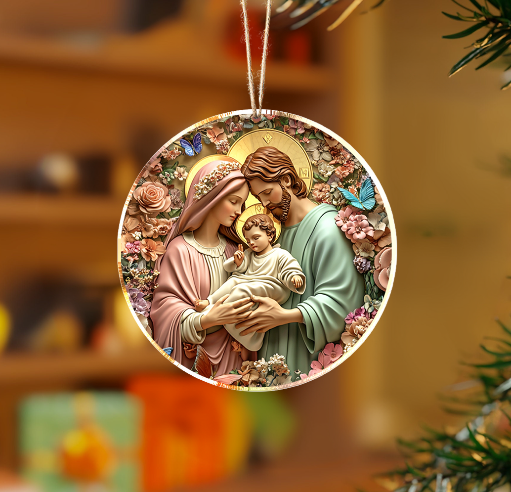 Acrylic Ornament God Festive Merch Ornament Design
