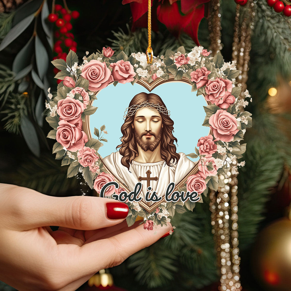 Acrylic Ornament God Is Love Charming Personalized Ornament