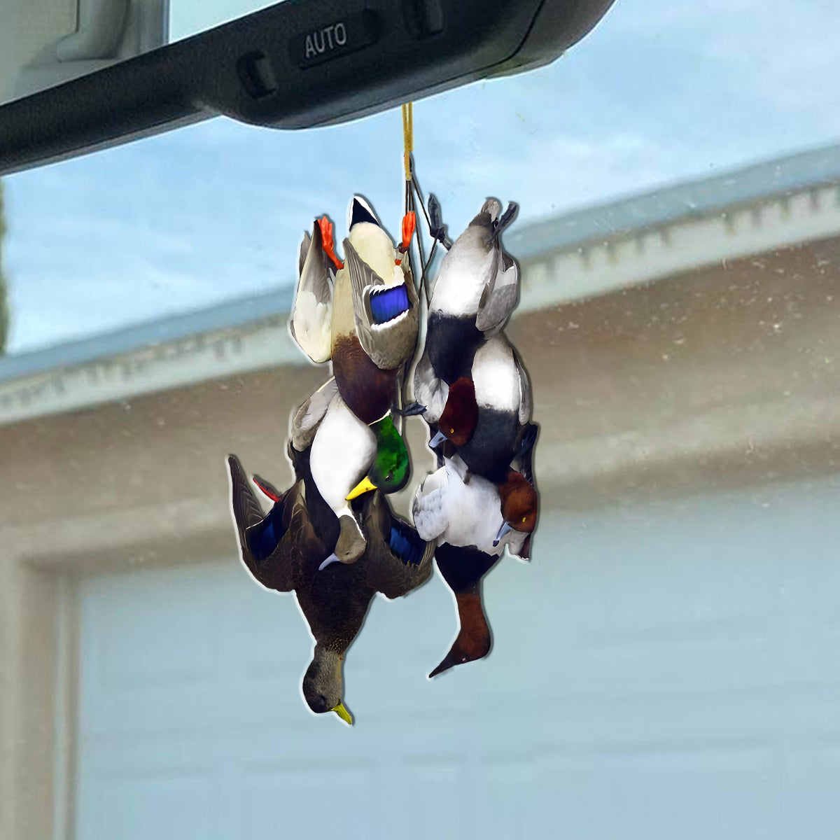 Acrylic Ornament Hanging Duck Stylish Holiday Ornament Design