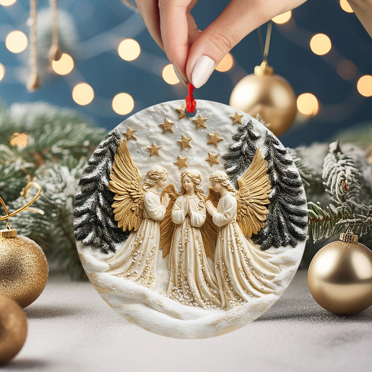 Acrylic Ornament Heavenly Goddess Lovely Holiday Ornament Gift
