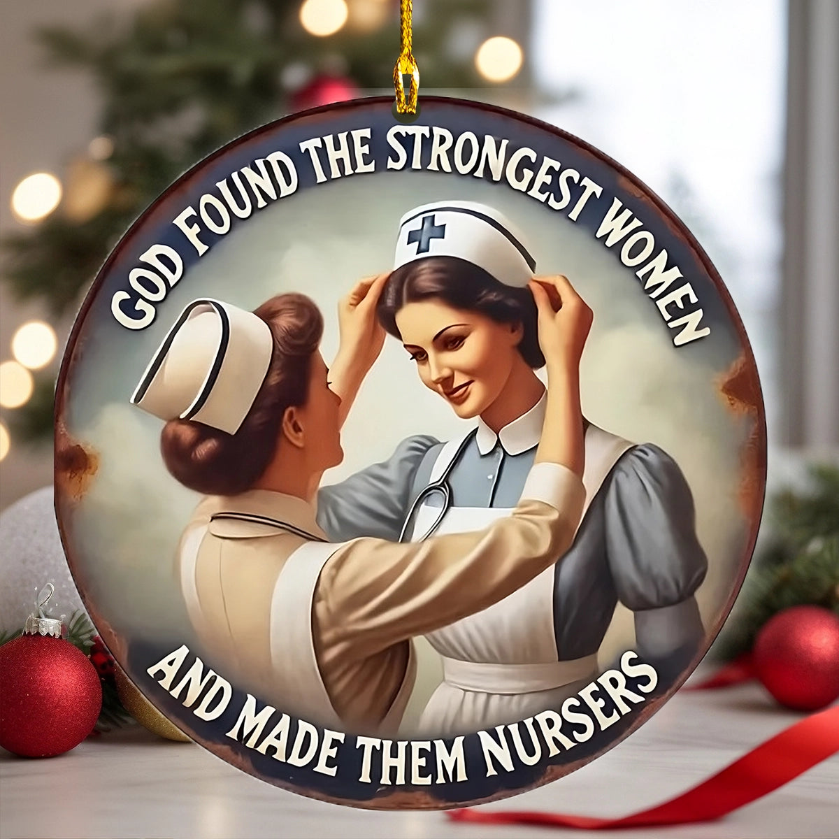 Acrylic Ornament Heroic Nurse And Doctor Tribute Perfect Holiday Tree Decoration