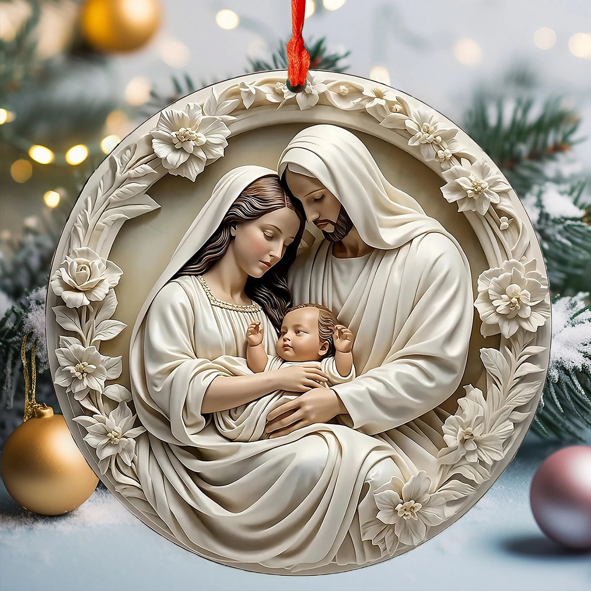Acrylic Ornament Holy Family Serenity Holiday Merch Collection