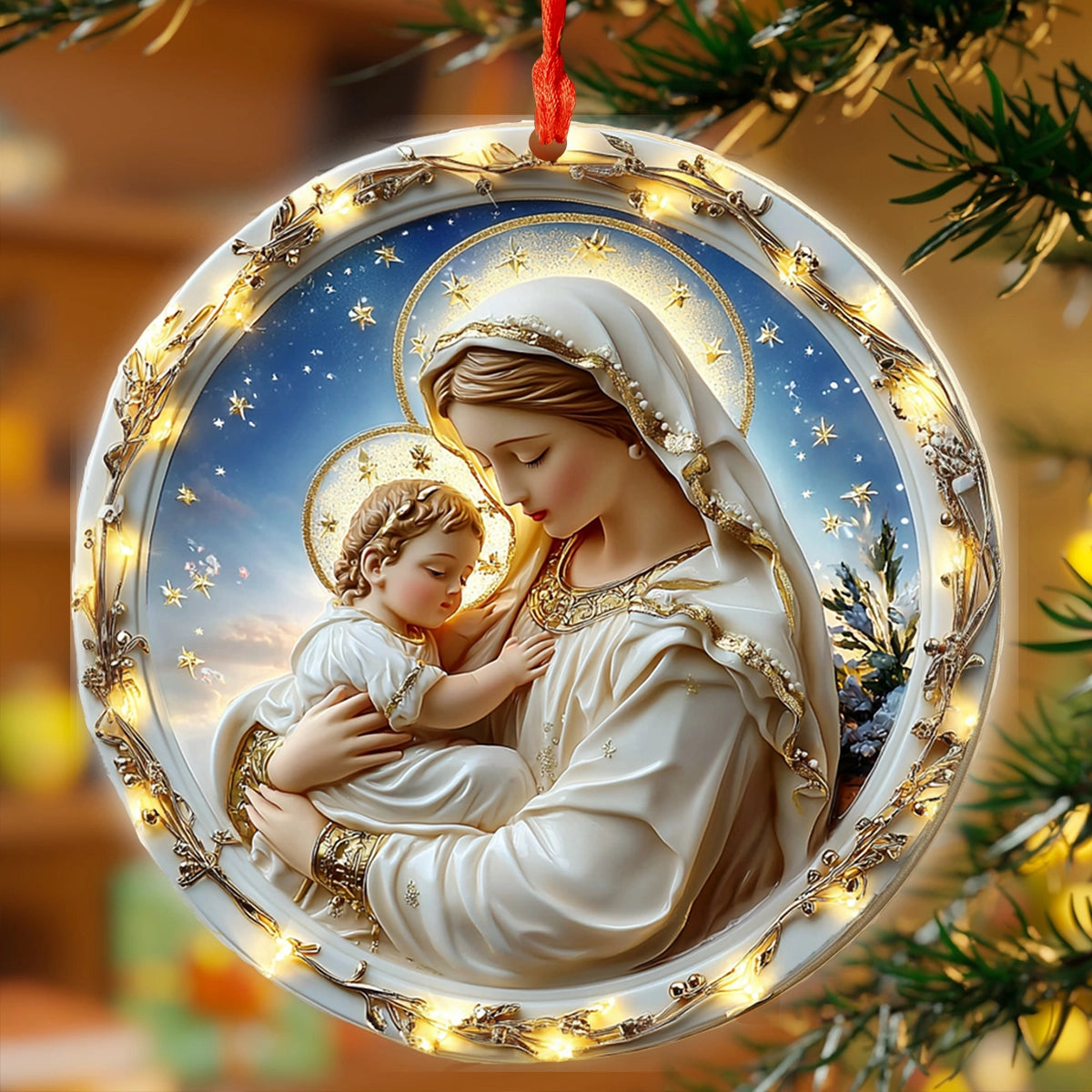 Acrylic Ornament Holy Maternal Love Lovely Ornament Gift For Him