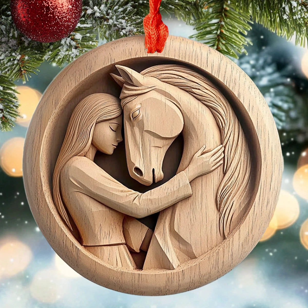 Acrylic Ornament Horse Whisperer Keepsake Cute Custom Christmas Ornament